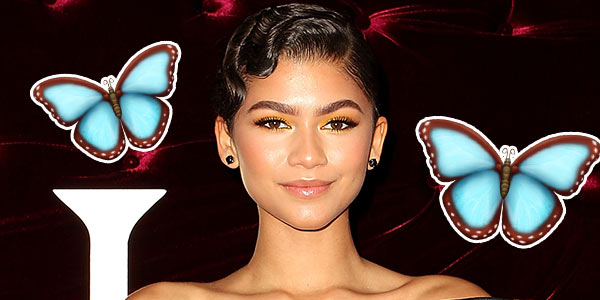 Zendaya vai a première vestida de borboleta. Oi?