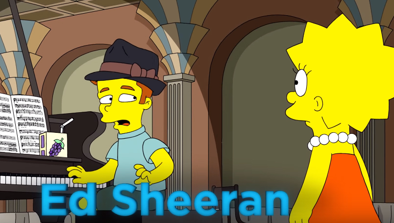Os Simpsons fará paródia de La La Land com Ed Sheeran