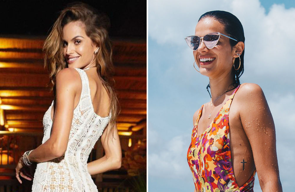 Izabel Goulart se vinga e dá susto em Bruna Marquezine