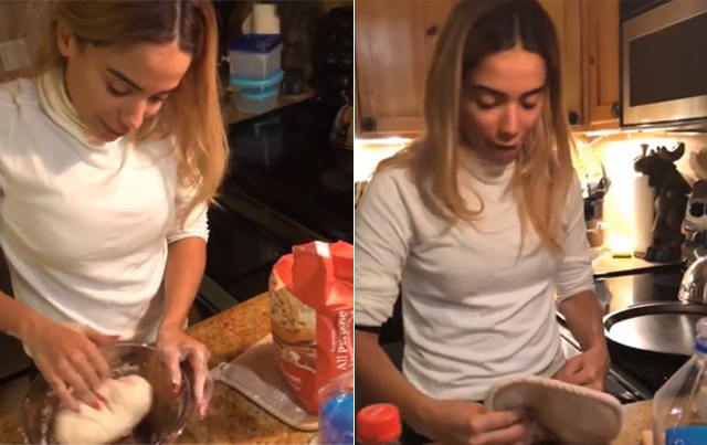 Anitta ataca de pizzaiola e é zoada pelo marido