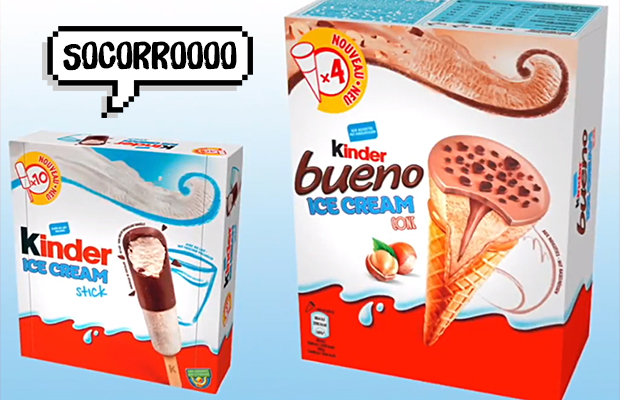 Nós já estamos salivando com esses sorvetes de Kinder Ovo!