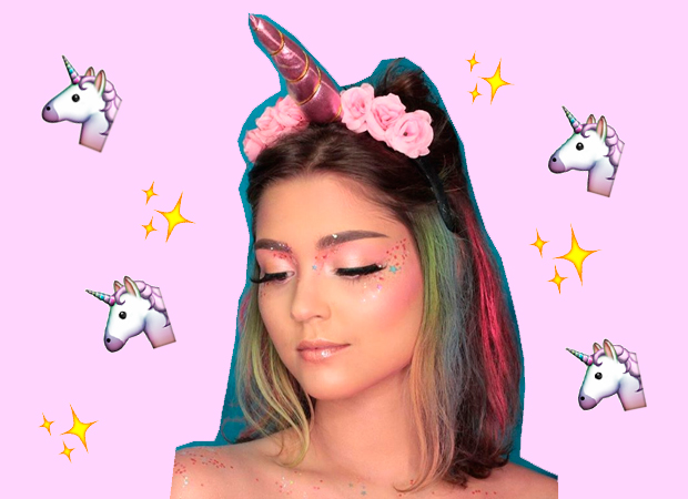 13 inspirações de make de unicórnio para usar no Carnaval