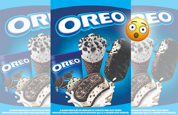 Linha de sorvetes sabor Oreo chega ao Brasil em março