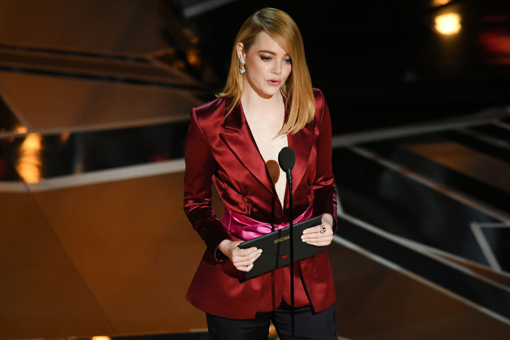 Emma Stone não perdeu a chance de criticar o machismo no Oscar