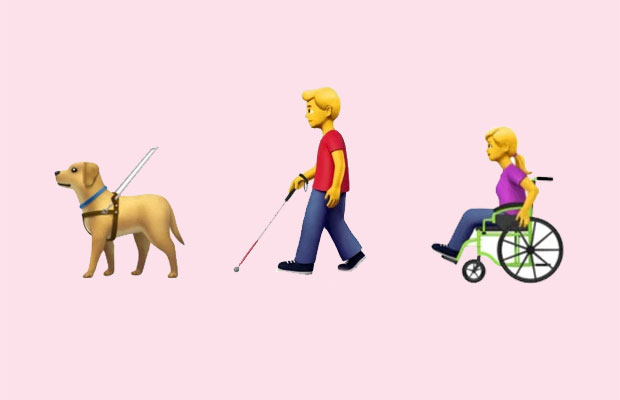 Emojis inclusivos que retratam deficiências devem ser lançados