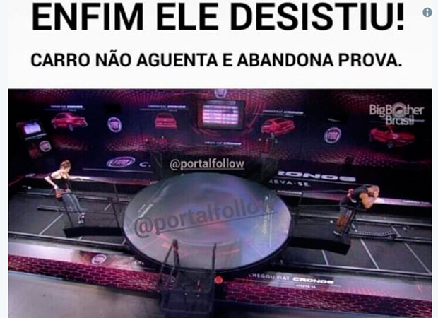 Os melhores memes da prova de resistência mais longa do Big Brother Brasil