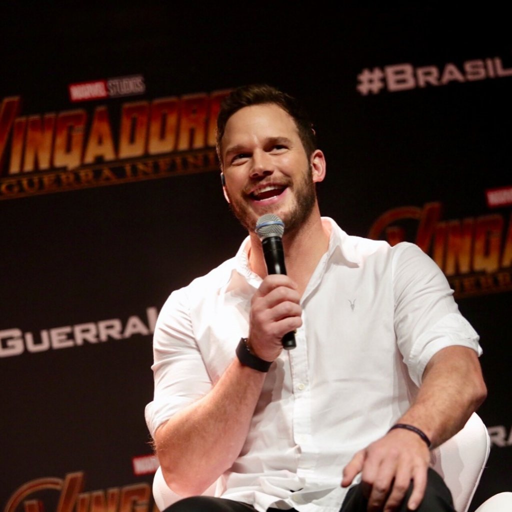 No Brasil, Chris Pratt diz que quer ver mais super-heroínas no cinema