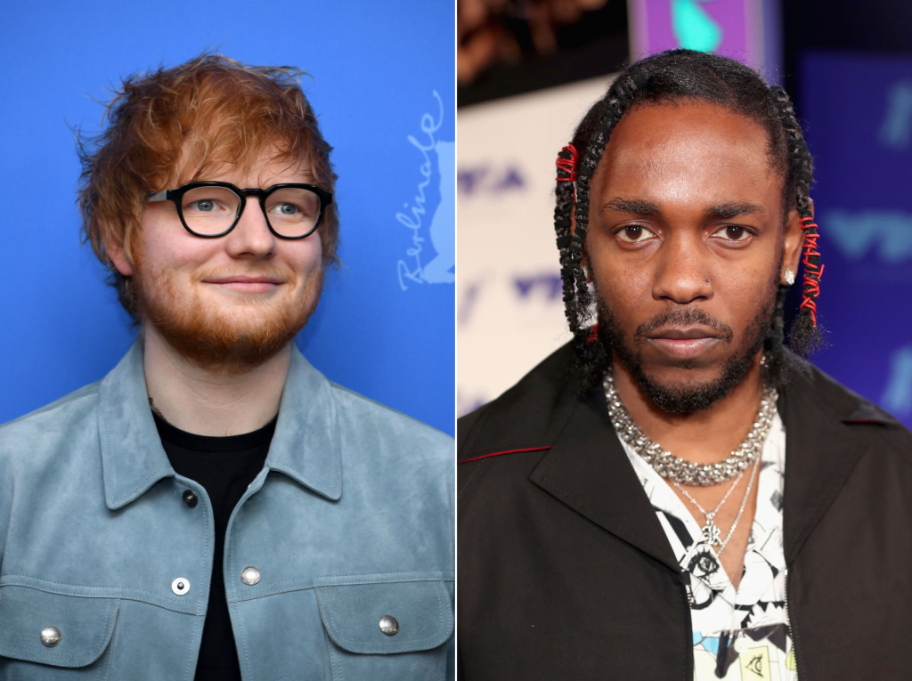 Ed Sheeran e Kendrick Lamar lideram os indicados ao Billboard Music Awards