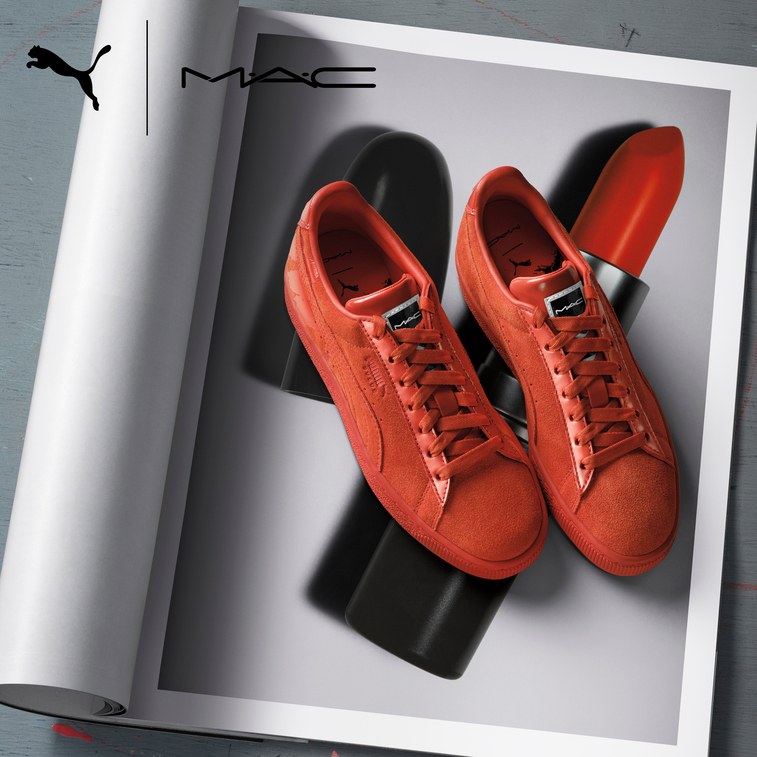 Puma lança coleção de tênis inspirada nos batons mais populares da M.A.C