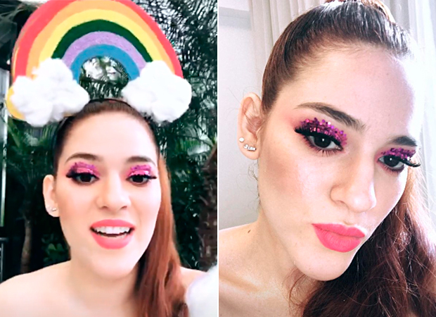 Ana Clara escolheu look fofo e divertido para a Parada LGBT