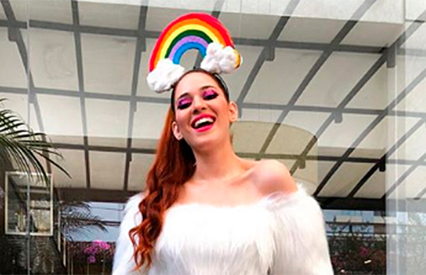 Ana Clara, do BBB 18, escolhe look fofo e divertido para a Parada LGBT