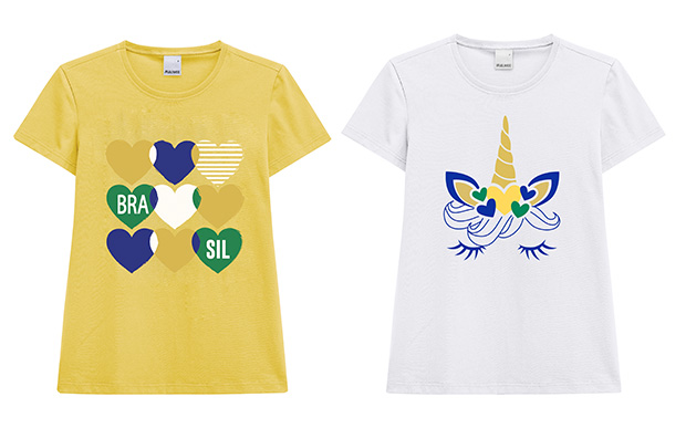 8- Camiseta Malwee (R$ 45,90*); 9- Camiseta Malwee (R$ 45,90*).