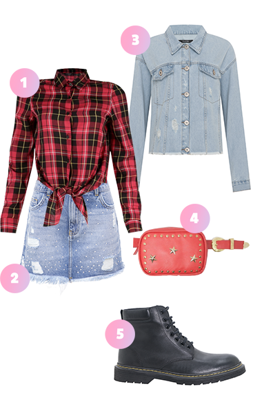 Look de Festa Junina: jeans com jeans é misturinha certeira e fica a cara das festas Look de Festa Junina: jeans com jeans é misturinha certeira e fica a cara das festas