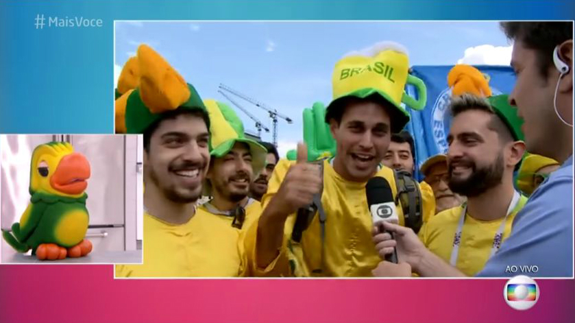 Neymar? Canarinho Pistola? Que nada, Louro José é hit na Rússia!