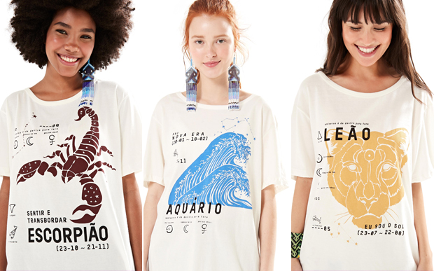 OMG! A FARM lançou uma coleção de camisetas com todos os signos do zodíaco