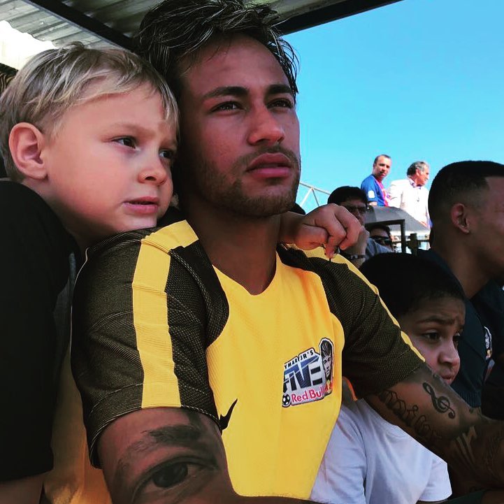 É tradição! Davi Lucca manda mais um recado fofo a Neymar antes do jogo