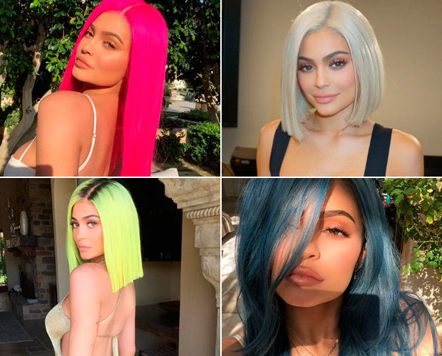 kylie-jenner-cabelos-coloridos