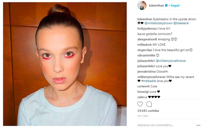 millie-bobby-brown-maquiagem-rosa