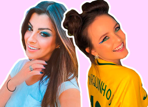 Copa: os makes que famosas e influencers já usaram para torcer pelo Brasil