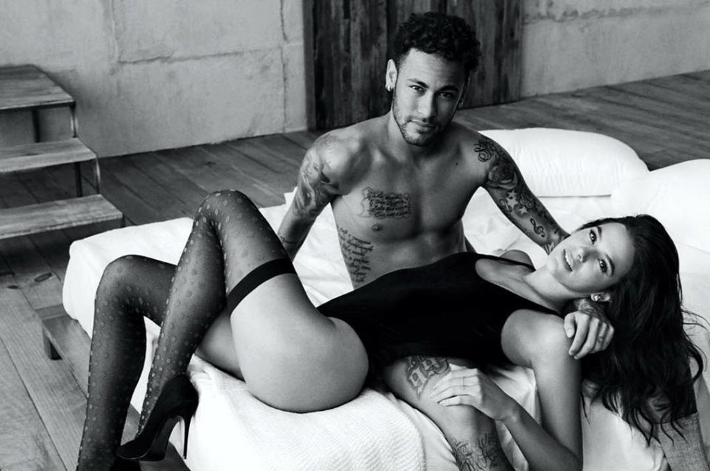Neymar posta foto fofa com Bruna Marquezine: “saudades”