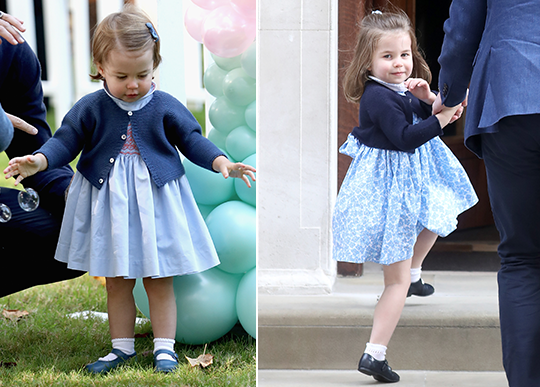 Saiba porque os vestidinhos da princesa Charlotte são sempre parecidos