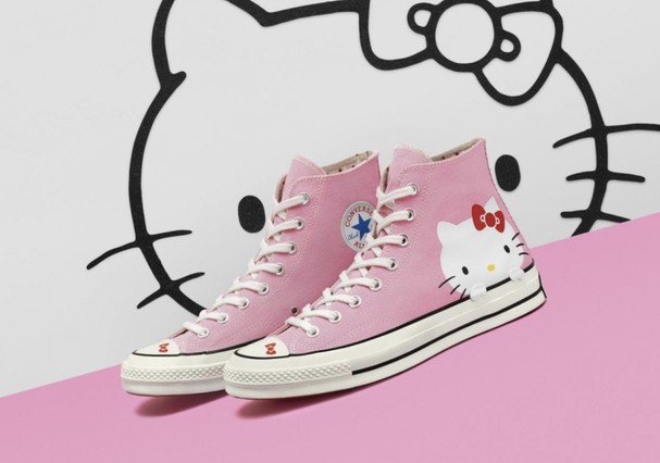 É impossível não amar a nova coleção da Converse com a Hello Kitty