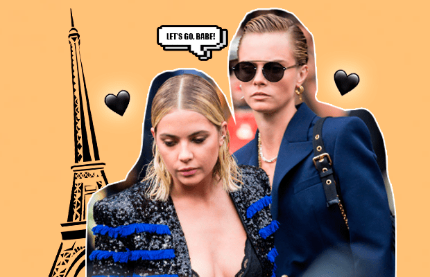 Ashley Benson e Cara Delevingne juntas em Paris é tudo! <3