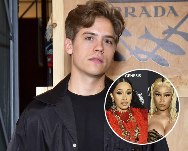 Dylan Sprouse se meteu na briga de Nicki Minaj e Cardi B e tomou um pisão