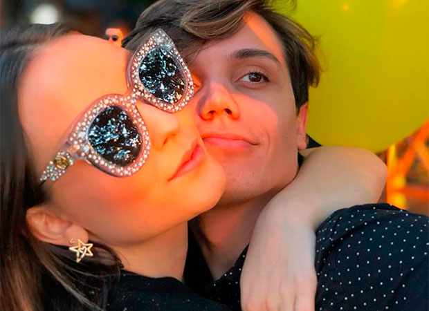 Larissa Manoela faz zoeira com novo visual de Léo Cidade, que está loiro