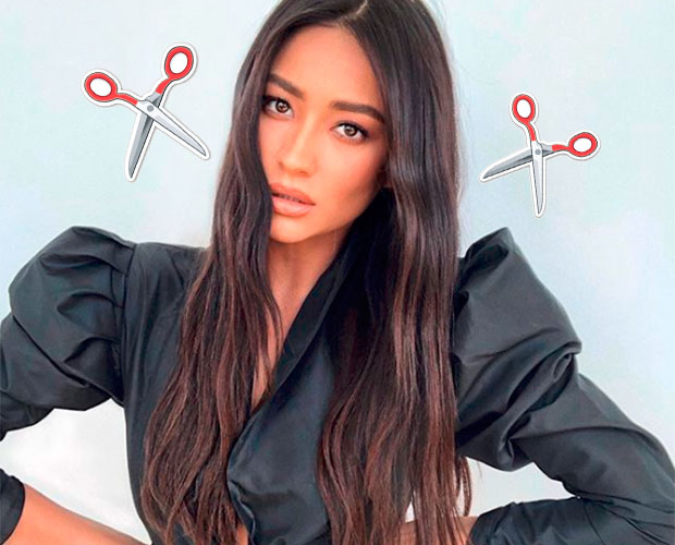 Shay Mitchell aparece com o cabelo chanel e de franja curta!