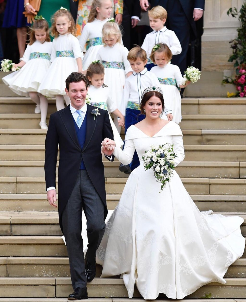 Princesa Eugenie usou um segundo vestido (lindo!) no dia de seu casamento