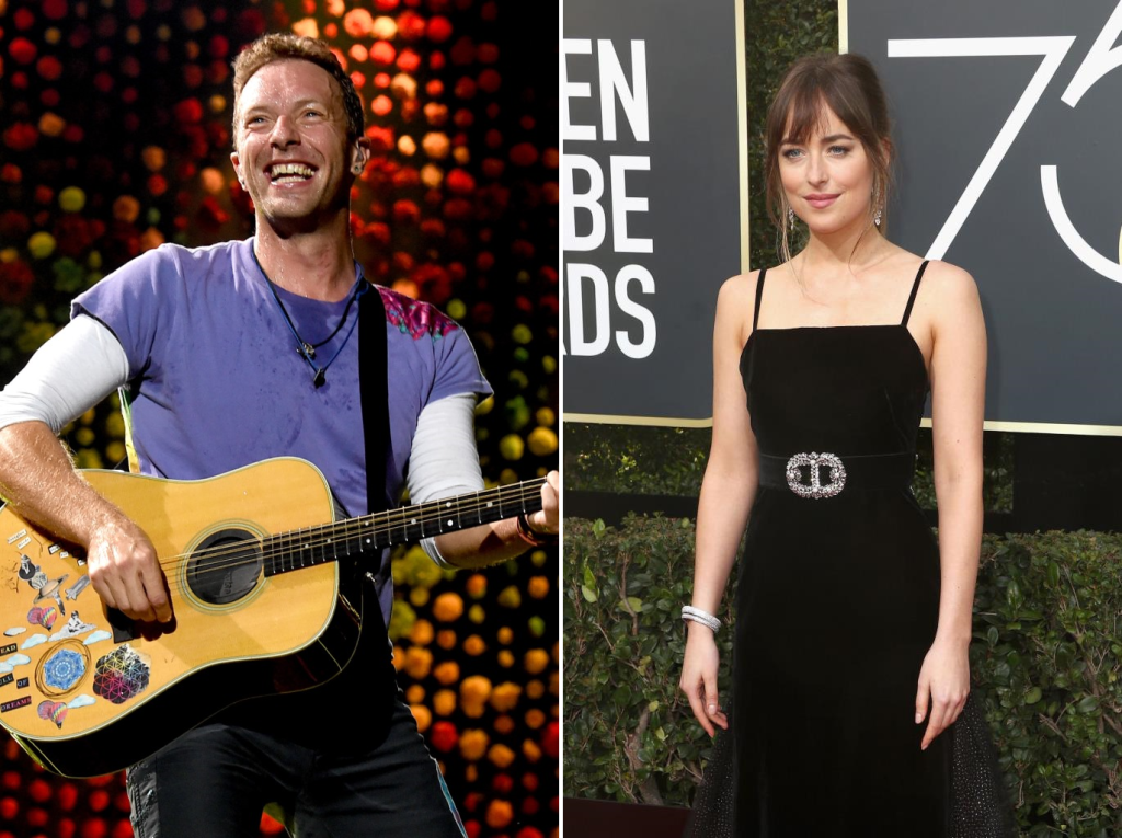 Dakota Johnson e Chris Martin, do Coldplay, estão separados, diz site