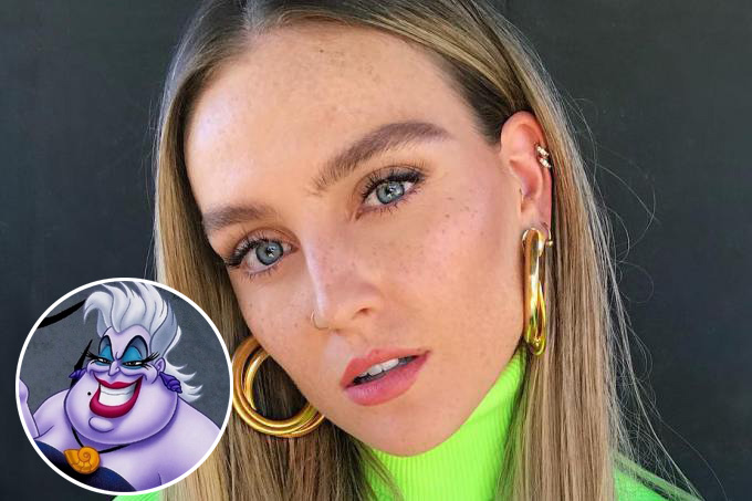 A transformação de Perrie Edwards em vilã da Disney é surpreendente!