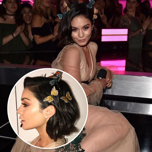 vanessa-hudgens-acessorio-cabelo-borboleta vanessa-hudgens-acessorio-cabelo-borboleta