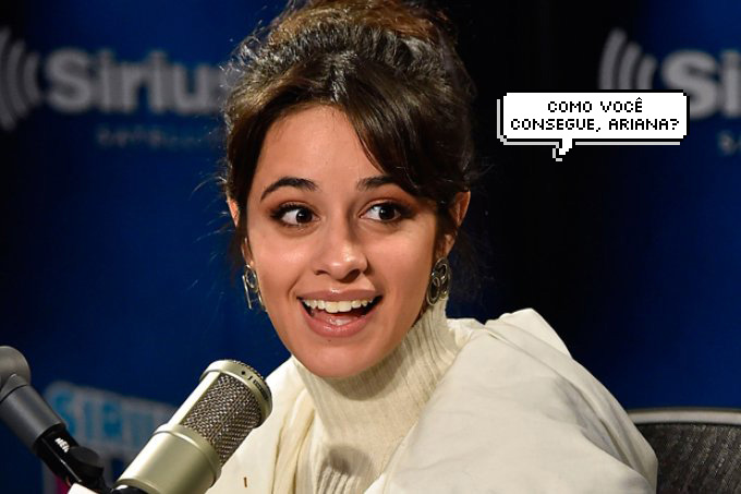 Camila Cabello ~sofre~ com rabo de cavalo e pede conselho à Ariana Grande