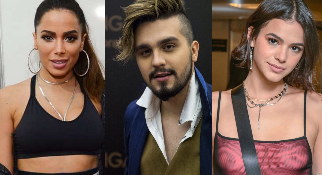 Luan Santana assume que já ficou com Anitta e Bruna Marquezine