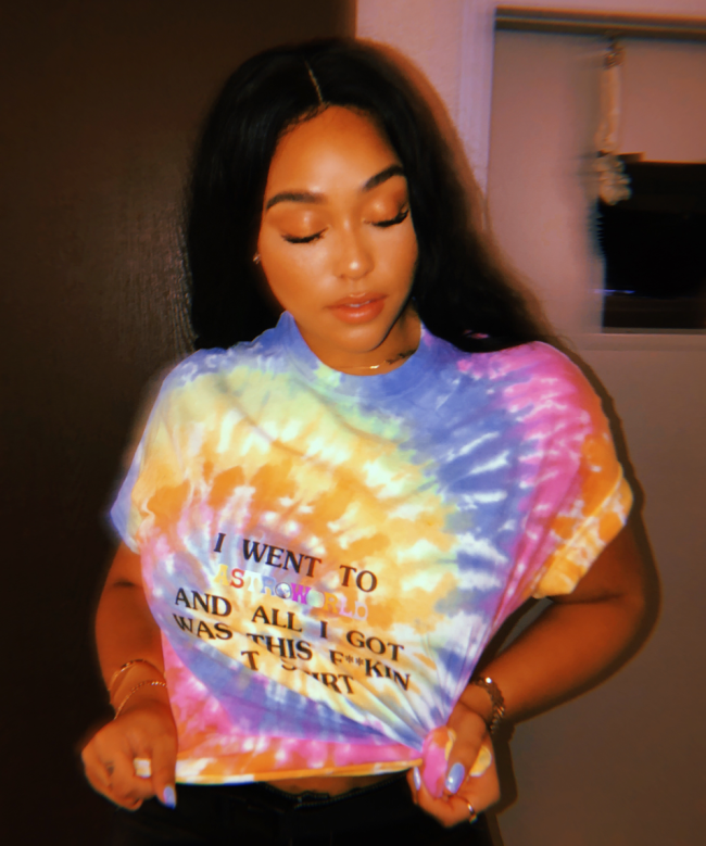 Jordyn Woods tie dye