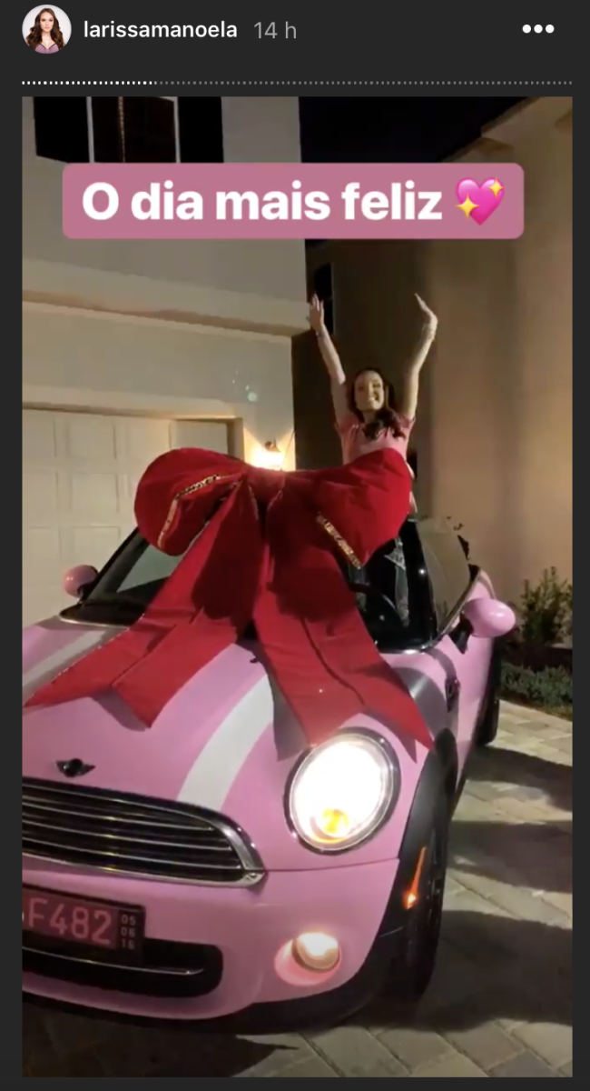 Larissa Manoela festa surpresa 18 anos