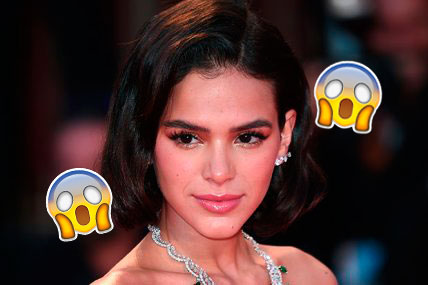 Bruna Marquezine prende o cabelo e brinca: “Penteado de Yorkshire”