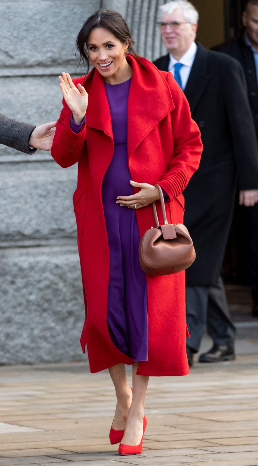 Look do Dia: estamos apaixonadas pela produção coloridona da Meghan Markle