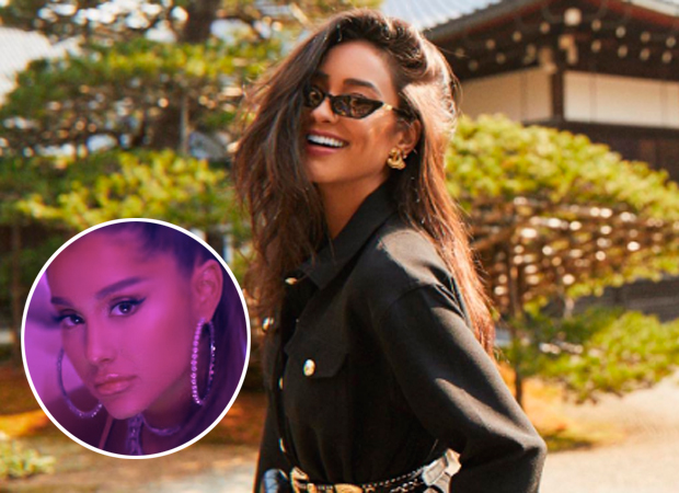 Com música de Ariana Grande, Shay Mitchell ~ostenta~ apliques de cabelo
