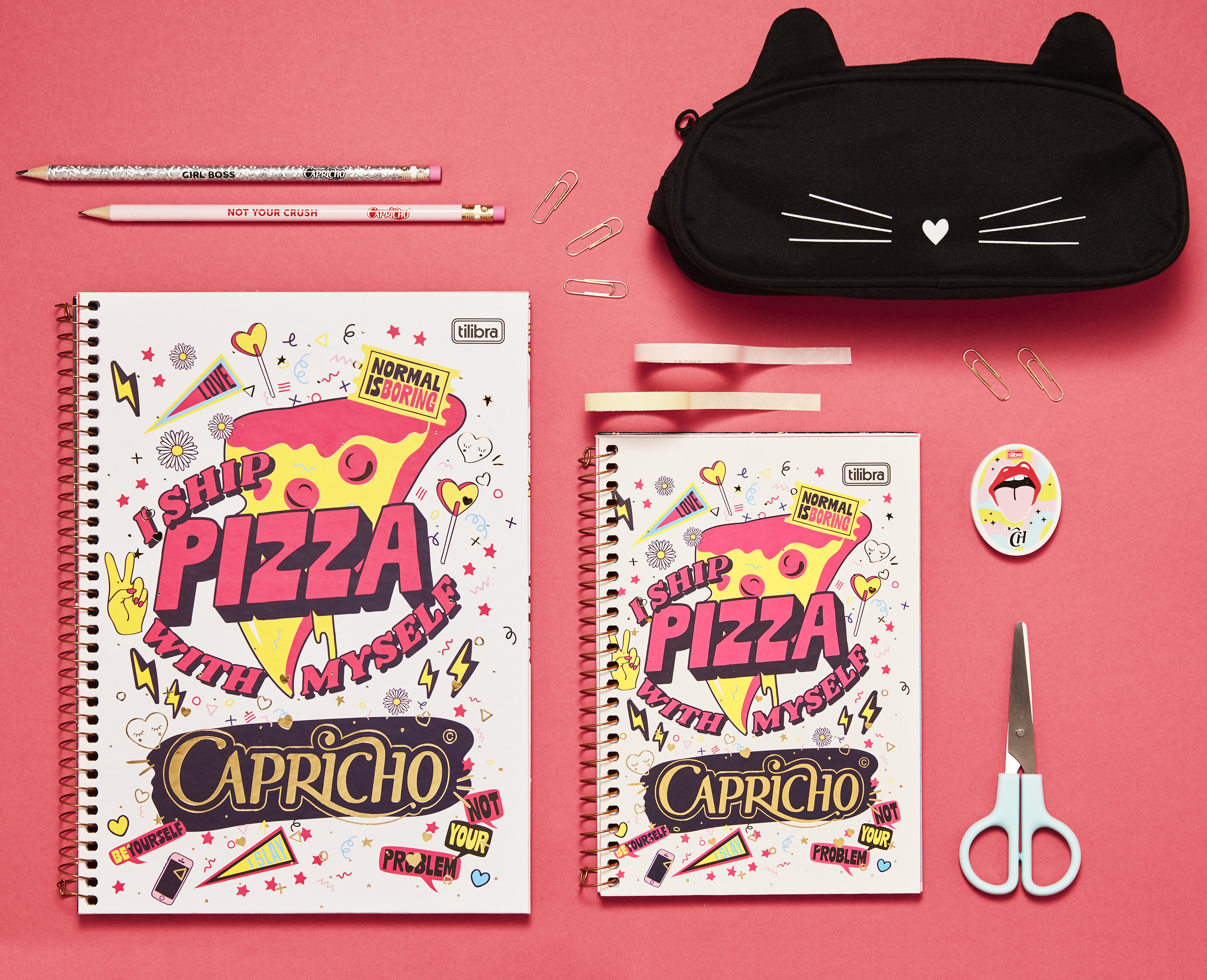 material-escolar-capricho-tilibra-2019 Cadernos CAPRICHO para Tilibra 2019.