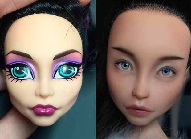 Artista customiza bonecas e as deixa com aparência mais realista