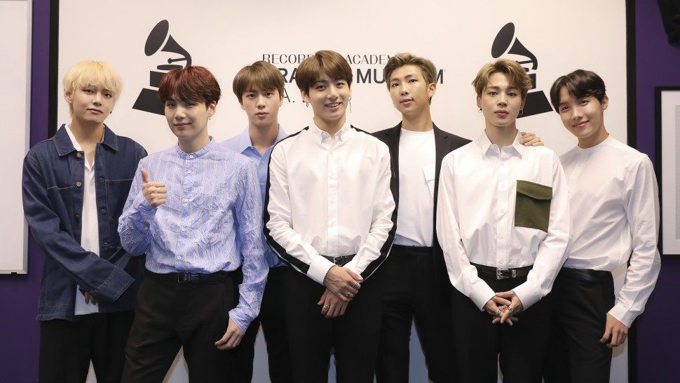 BTS apresentará prêmio durante o Grammy 2019