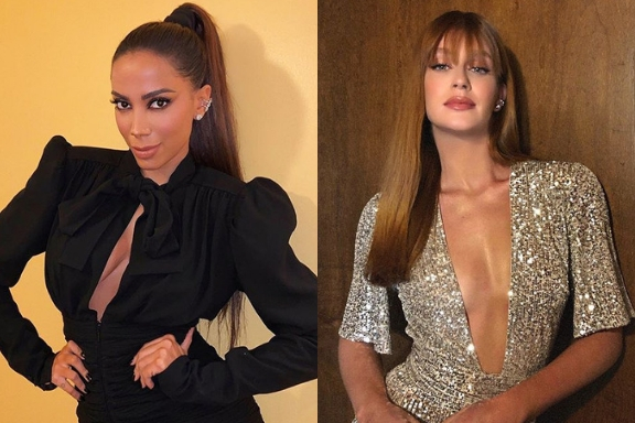 Marina Ruy Barbosa comenta look de Anitta e a cantora dá a melhor resposta