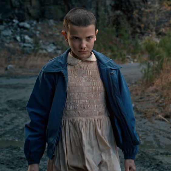 Eleven na primeira temporada de Stranger Things