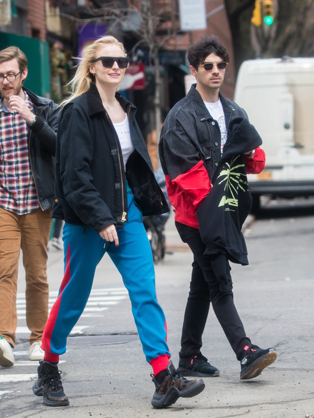 Look do Dia: Sophie Turner e Joe Jonas usam produção combinandinho