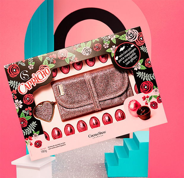 Chocolate + brindes: o kit de Páscoa CAPRICHO e Cacau Show está incrível!