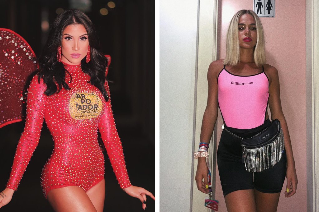 Bodys, paetês e neon: os melhores looks das famosas no Carnaval 2019