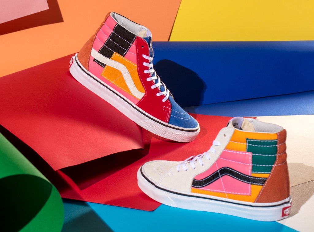 Vans lança tênis colorido de patchwork bem retrô – e estiloso!